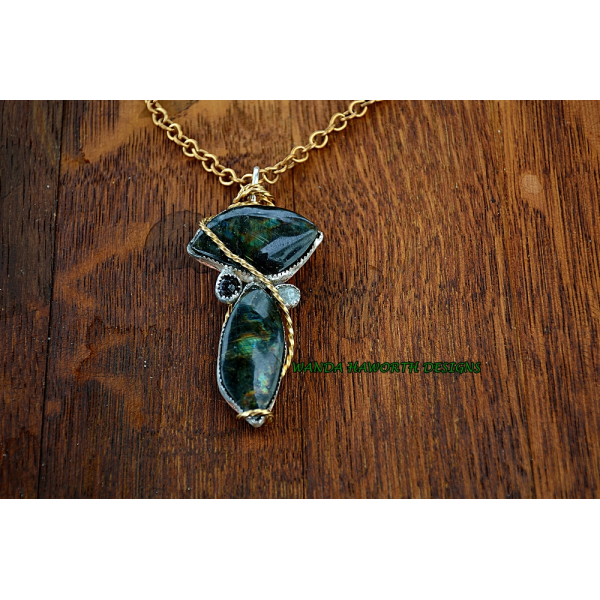 labradorite pendant