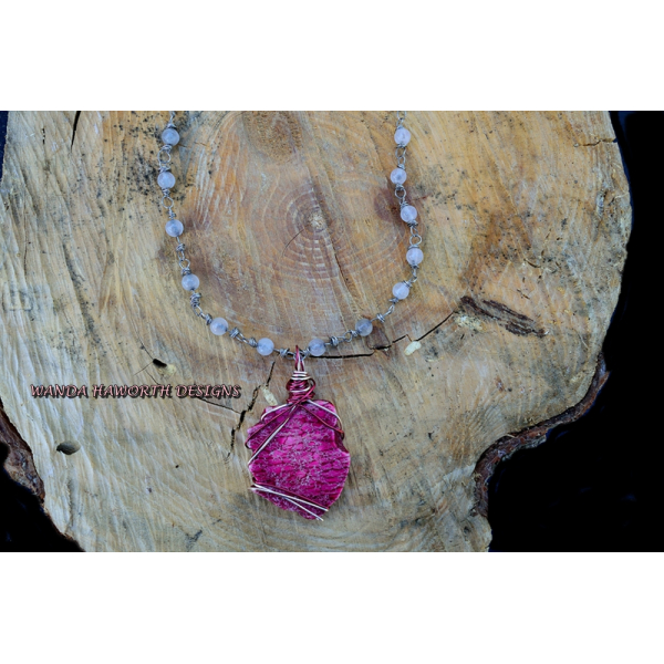 Royal imperial jasper pendant