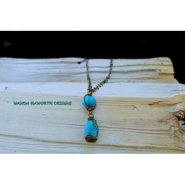 Wrapped in Brass twisted wire