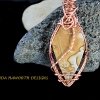 Diamond shape landscape jasper