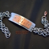 hand made medic alert bracelet